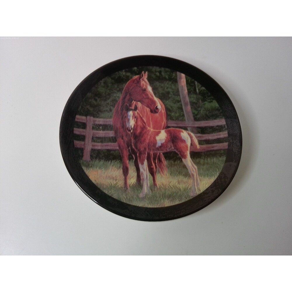 Carson Home Accents 7.75" Horse And Foal Plate